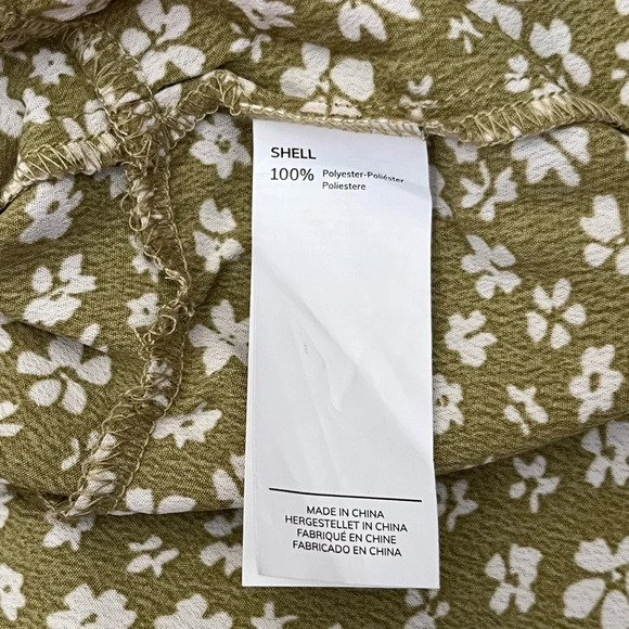 CupShe Bridget Ditsy V-Neck Frill Zipper Dress - Picture 6 of 6
